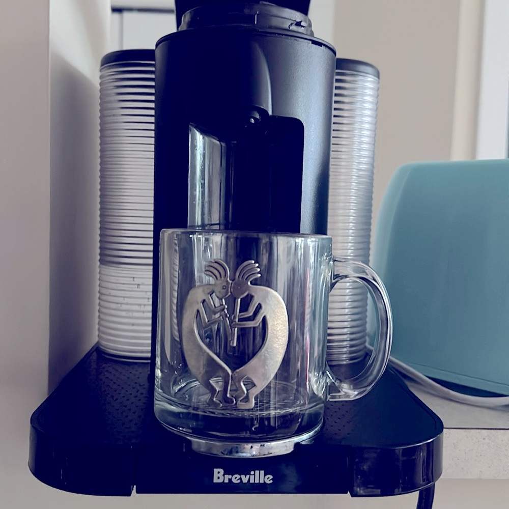 Kokopelli Culture Glass Clear
Cup Mug Fine Heritage Pewter